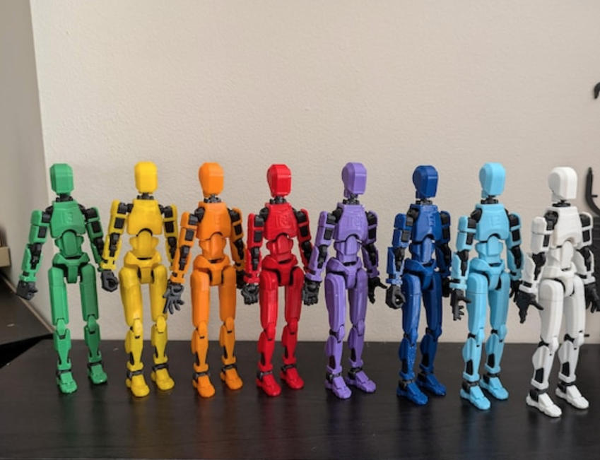 3D -Druckaktionsfigur